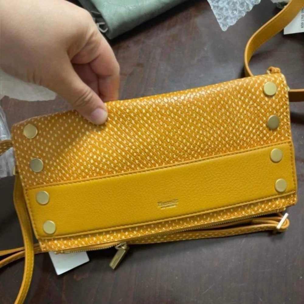 Hammit Nash 2 Apricot Tan Snake Handbag